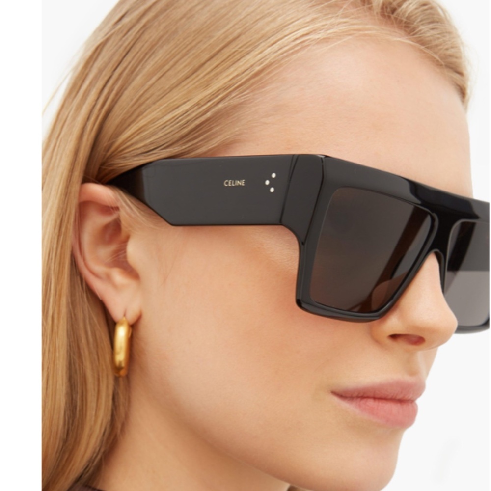 CELINE 60MM Flat-Top Square Sunglasses